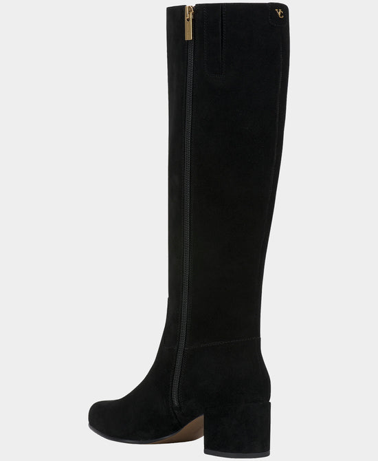 
Suede Knee High Boot in BLACK view 2