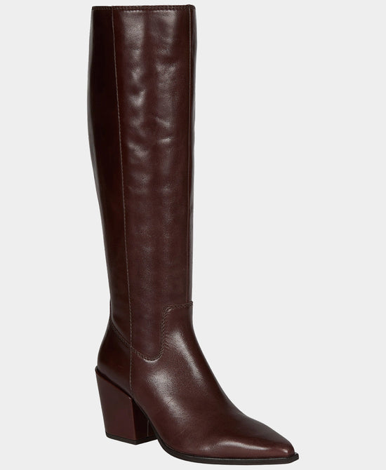 
Leather Knee High Boot in WARM CHESTNUT view 1