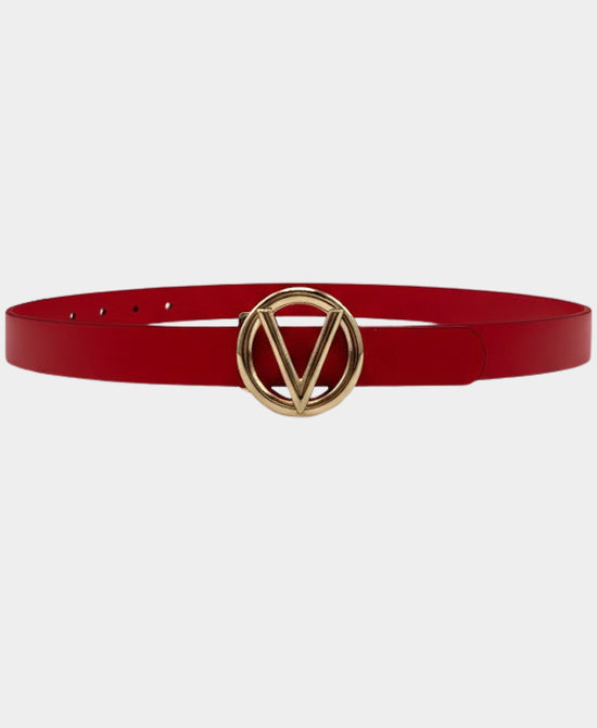 Leather Medallion Buckle Belt view 