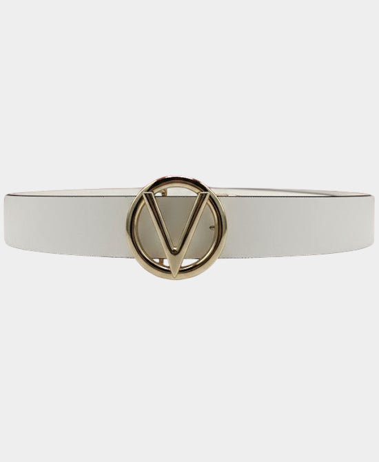 Leather Medallion Buckle Belt view 