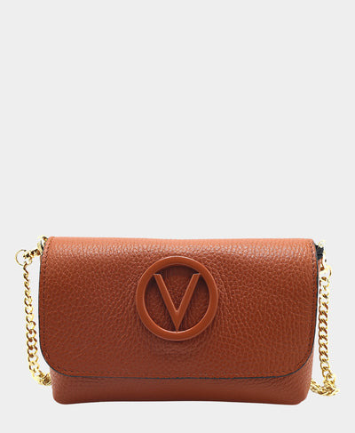 Leather Medallion Logo Crossbody Bag image 1