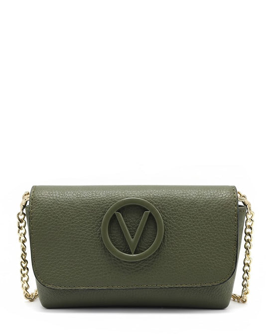 Leather Medallion Logo Crossbody Bag view 