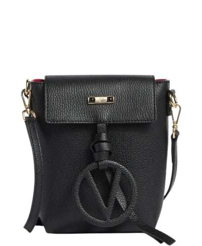 Leather Crossbody Bag w/ Logo Tassel image 1