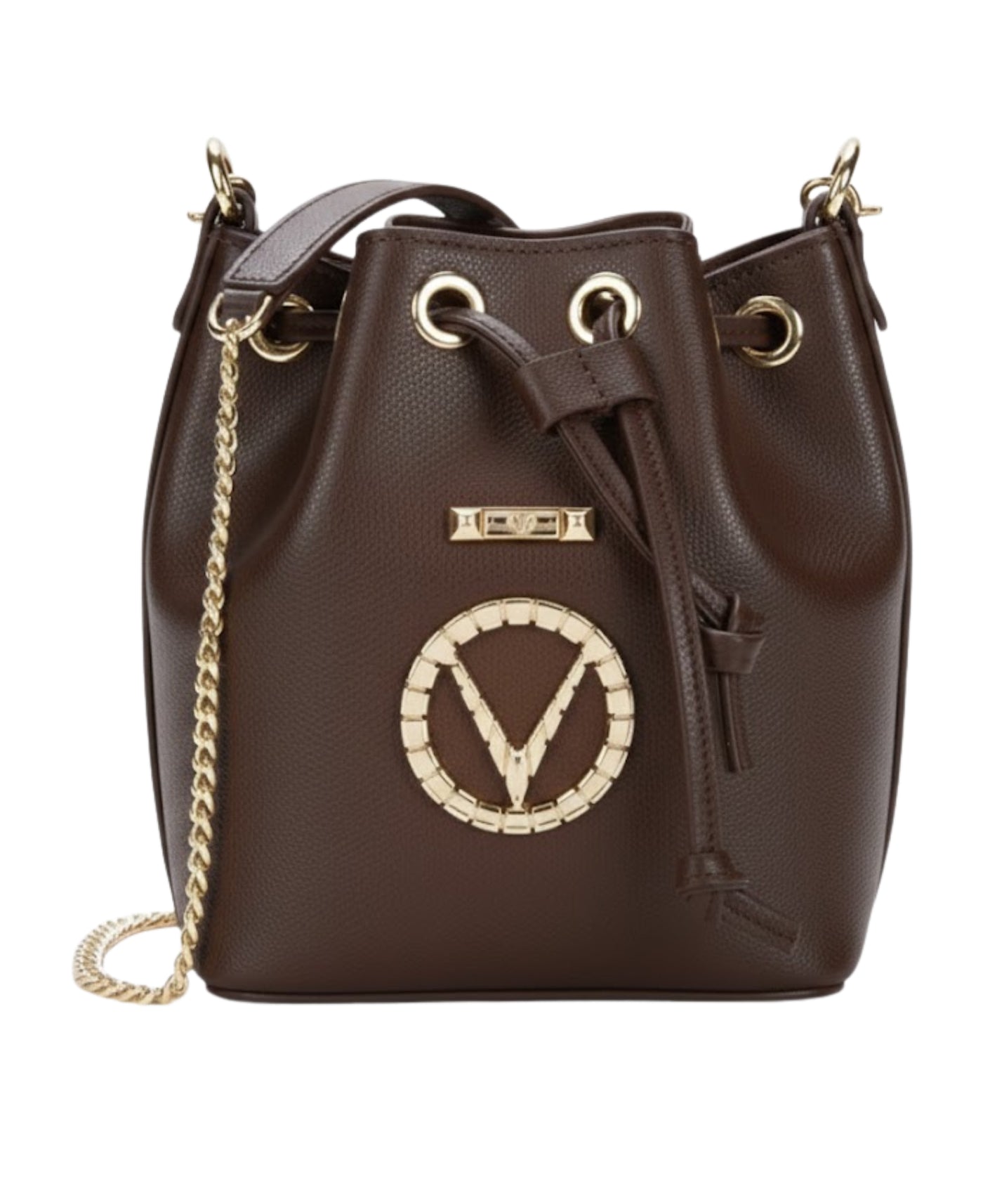 Leather Medallion Bucket Bag view 2