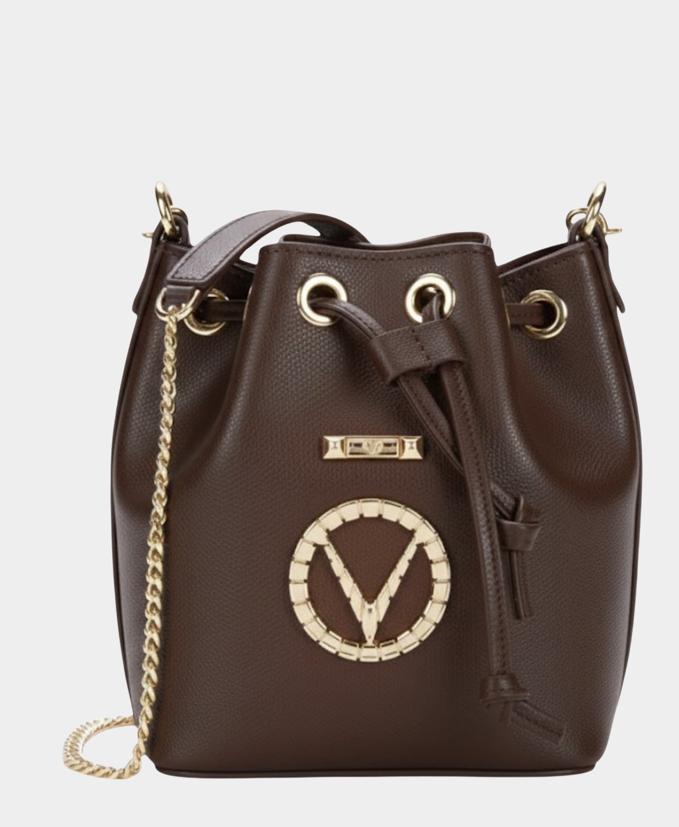 Leather Medallion Bucket Bag view 2
