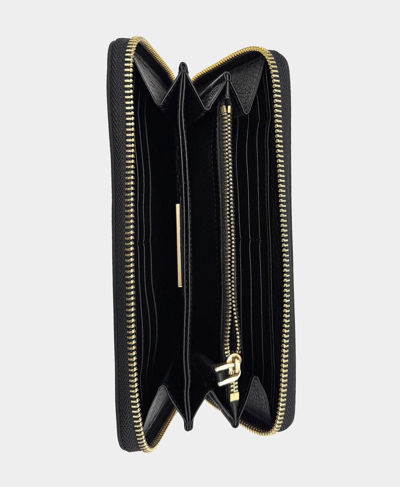 Leather Wallet w/ Stitched Logo view 2