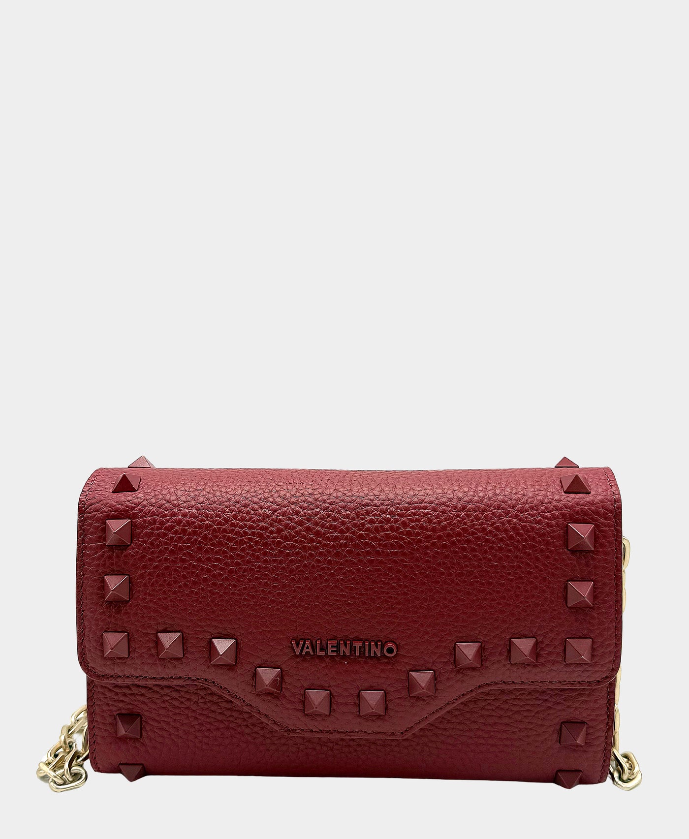 Leather Studded Crossbody Bag view 2
