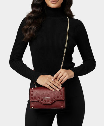 Leather Studded Crossbody Bag image 1
