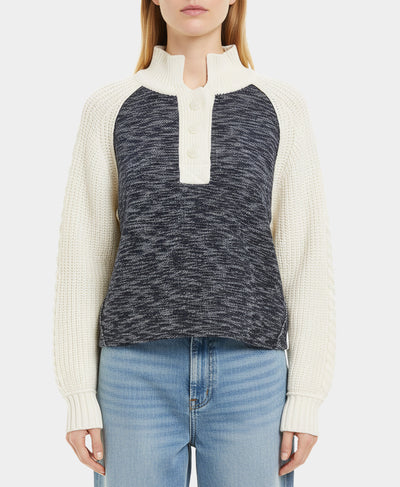 Mixed Knit Sweater image 1