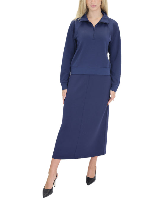 Cloud Fleece Maxi Skirt view 