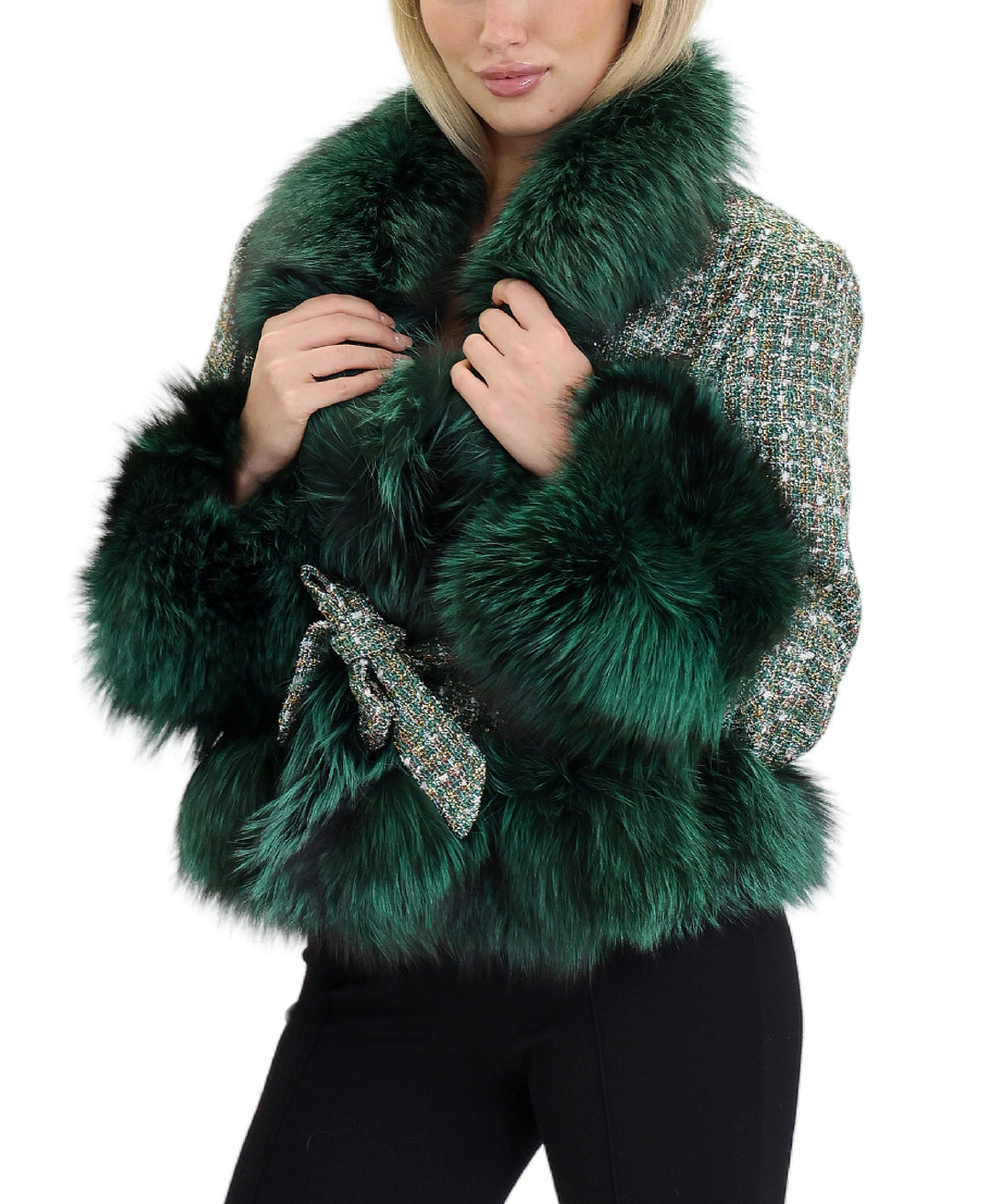 Jacket with sale Fox Fur Trim