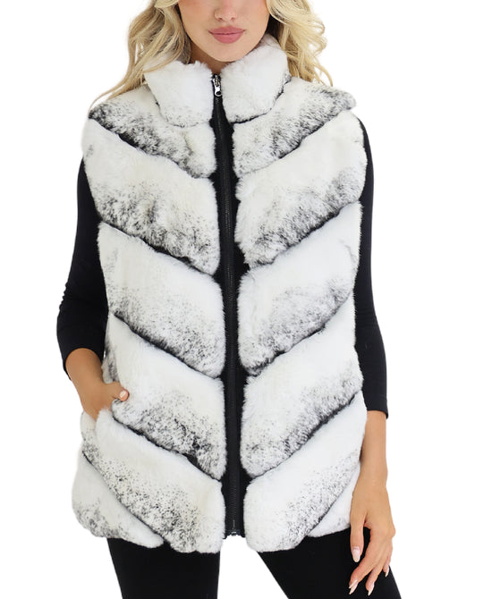 Reversible Fur Vest view 1