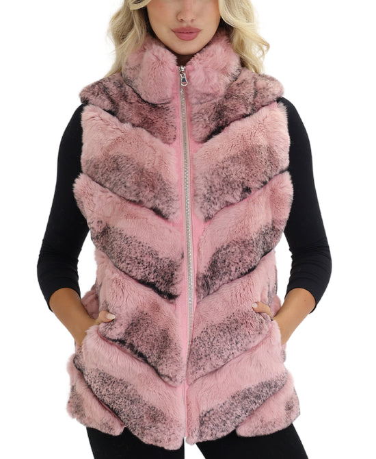 Reversible Fur Vest view 1