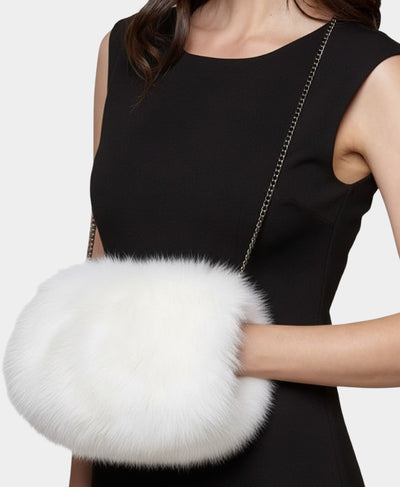 Fox Fur Crossbody Bag & Hand Muff Warmer image 3