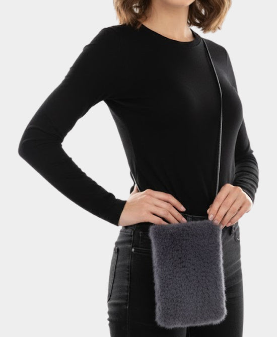 Mink Cell Phone/Crossbody Bag view 