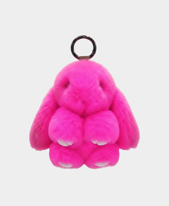 Rex Rabbit Fur Bag Charm/Key Chain view 