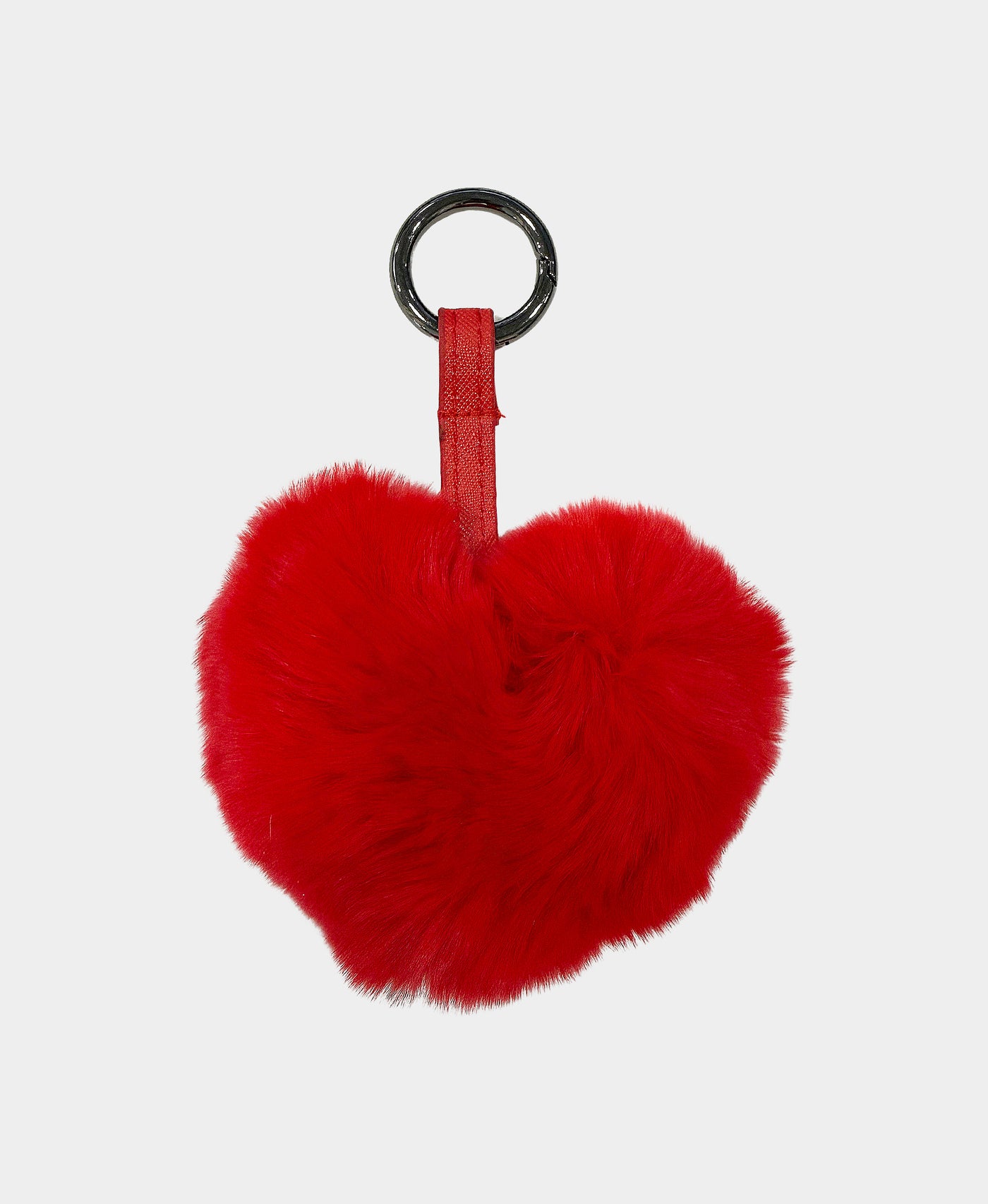 Fur Heart Bag Charm/Key Chain view 1