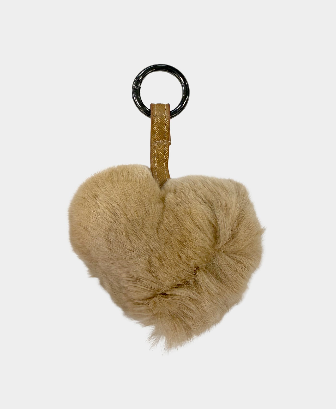 Fur Heart Bag Charm/Key Chain view 1