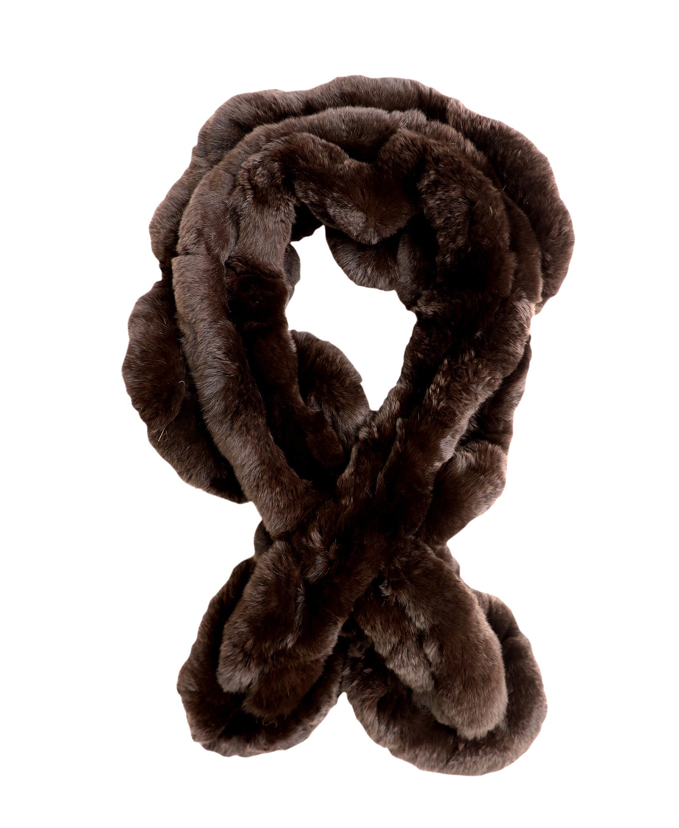 Fur Crochet Scarf view 2