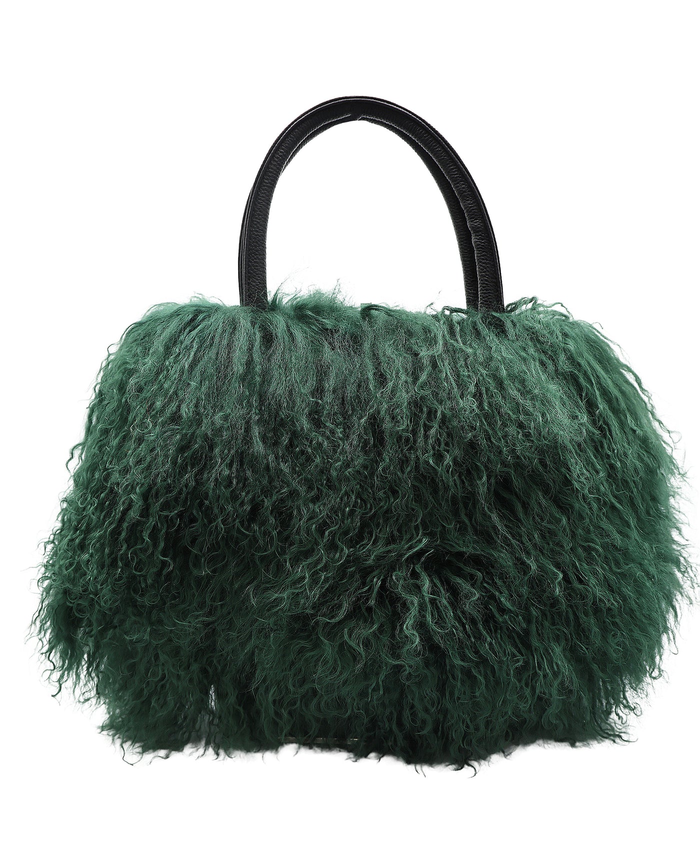 Mongolian Lamb Fur Handbag view 1