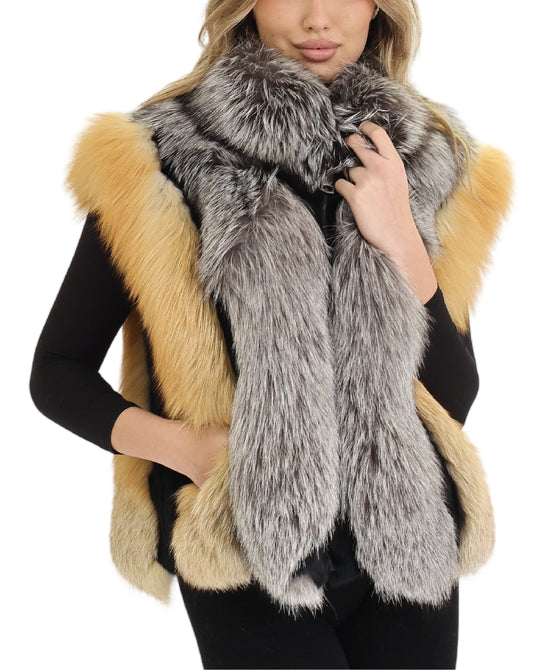 Fox Fur Vest view 