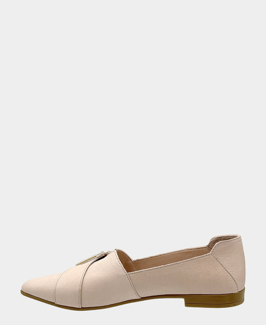 
Leather Buckle Loafer in LIGHT PINK view 2