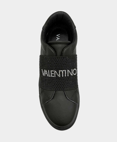 Leather Sneaker w/ Crystals image 2