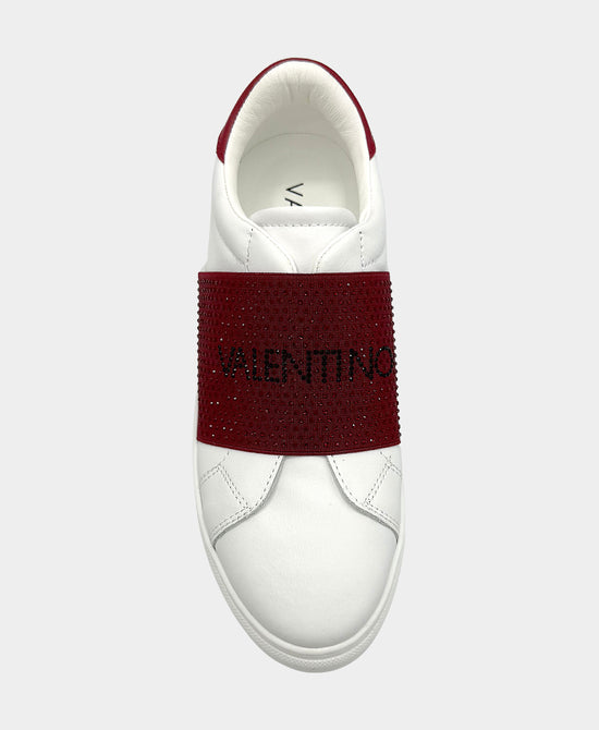 Leather Sneaker w/ Crystals view 