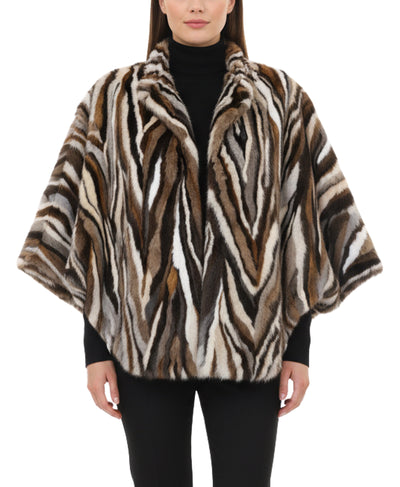 Mink Cape w/ Dolman Sleeves image 2