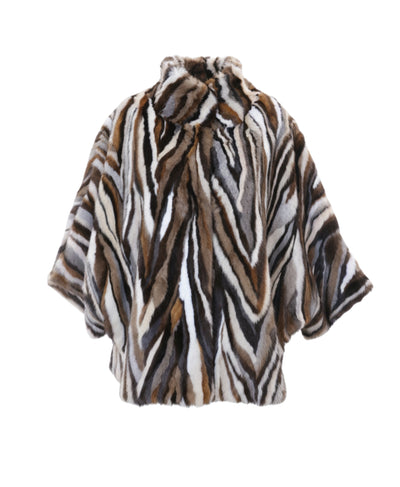 Mink Cape w/ Dolman Sleeves image 1
