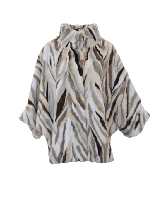 Mink Cape w/ Dolman Sleeves view 