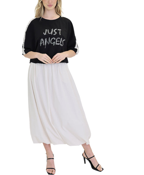 "Just Angels" Top & Bubble Skirt Set - 2 Pc Set view 