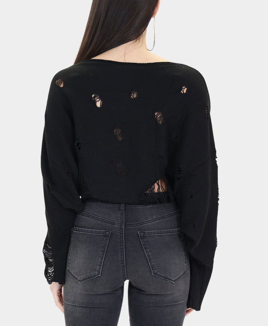 Distressed Sweater view 