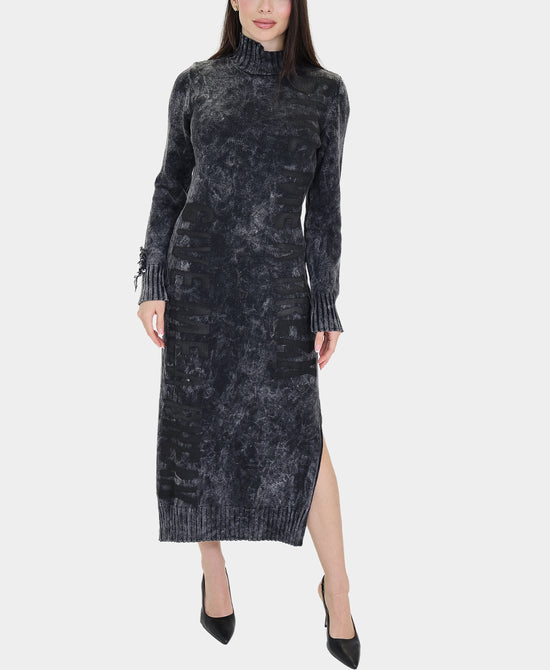 Tie Dye Knit Midi Dress view 