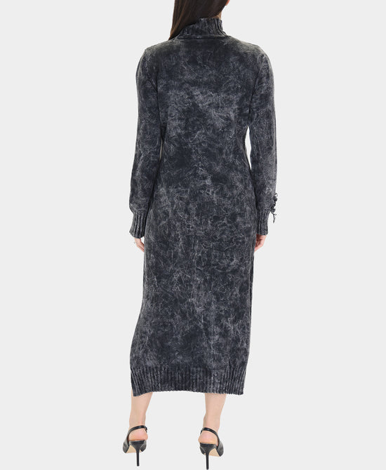 Tie Dye Knit Midi Dress view 