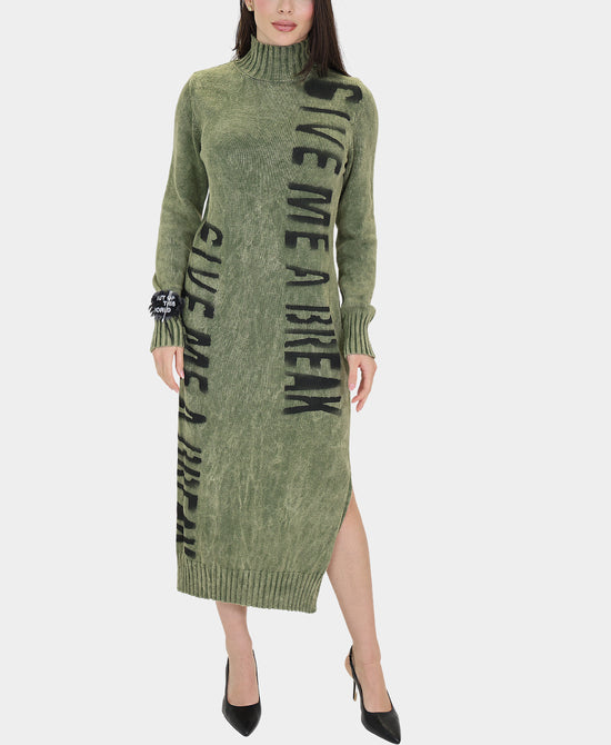 "Give Me A Break" Knit Midi Dress view 