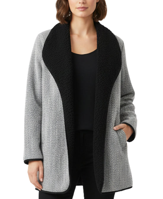 Reversible Herringbone Fleece Jacket view 
