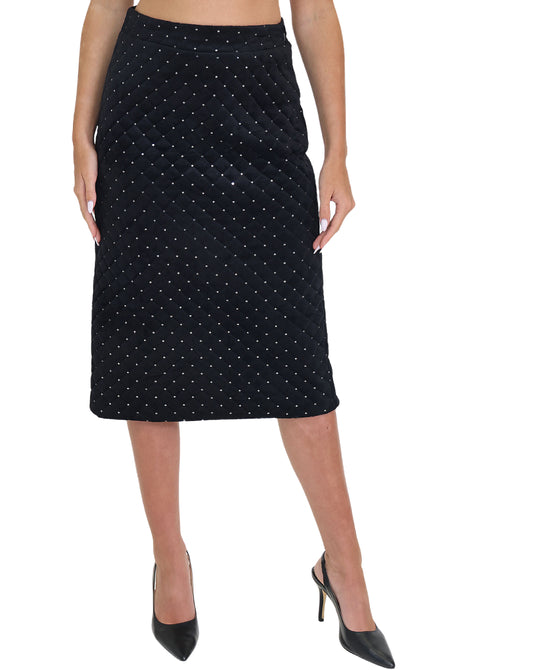 Quilted Skirt w/ Sequins view 