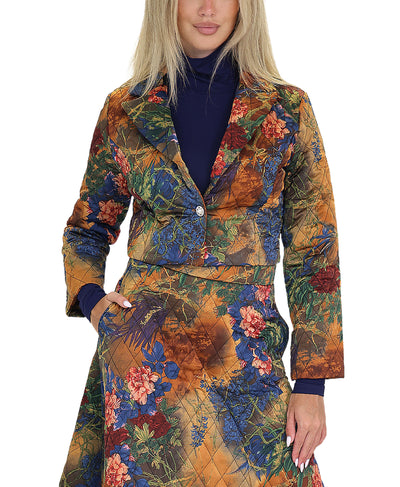 Printed Crop Jacket image 1