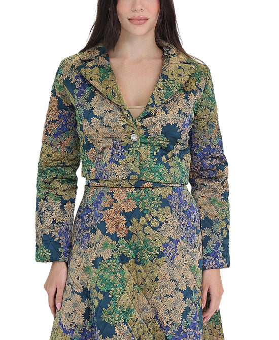 Printed Crop Jacket view 