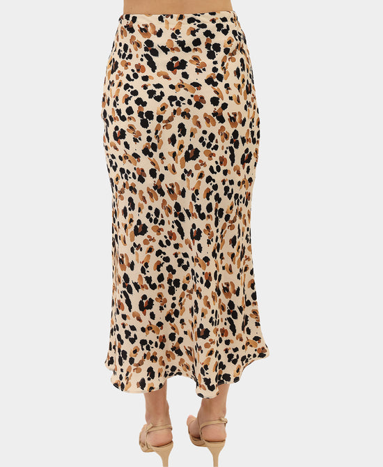 Animal Print Midi Skirt view 2