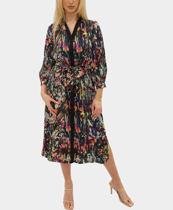 Printed Midi Dress view 1