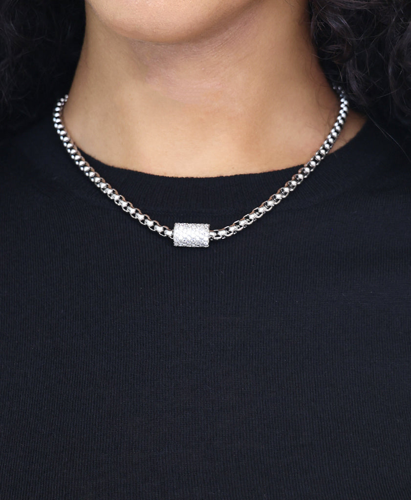 Cubic Zirconia Cylinder Bracelet – FOX'S - Online