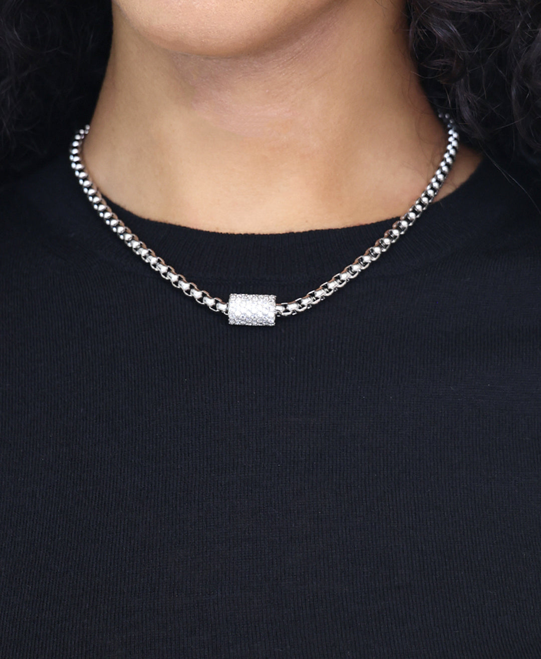 Cubic Zirconia Cylinder Bracelet – FOX'S - Online