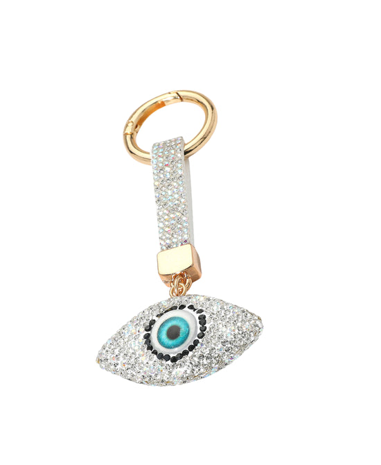Crystal Eye Keychain/Bag Charm view 