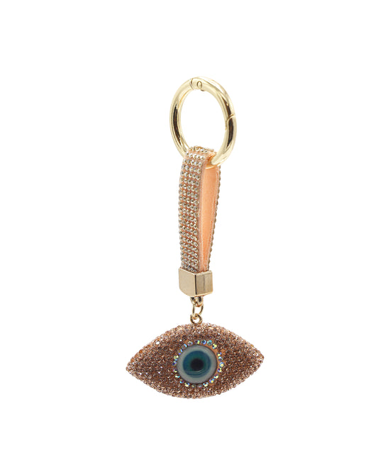 Crystal Eye Keychain/Bag Charm view 