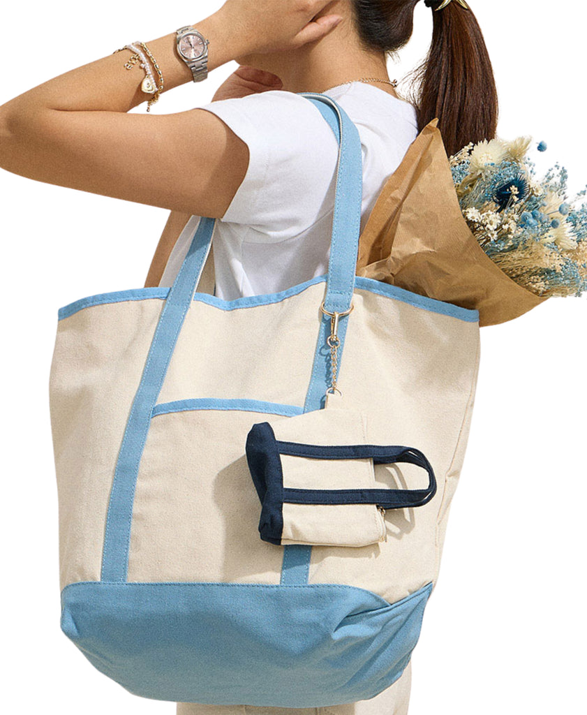 【COOR】 Check mini canvas bag / 追跡付 Mini Canvas Tote - 102307 | BigPromotions