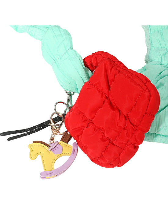 Mini Puffer Keychain/Bag Charm view 