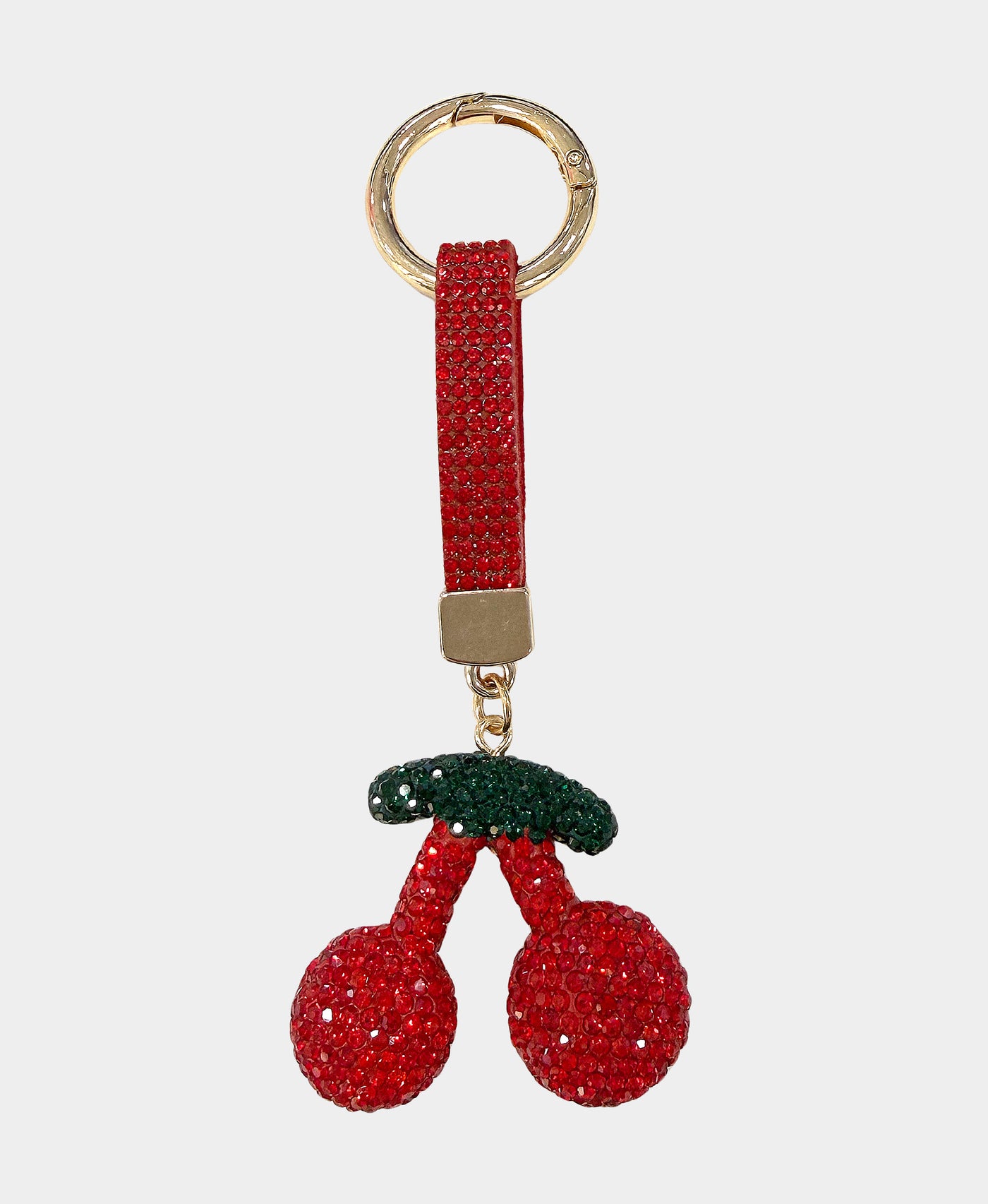 Crystal Cherry Keychain/Bag Charm view 1