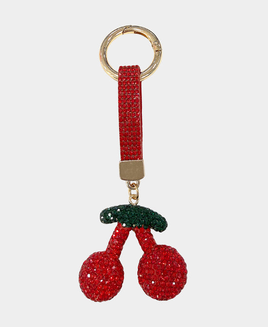 Crystal Cherry Keychain/Bag Charm view 